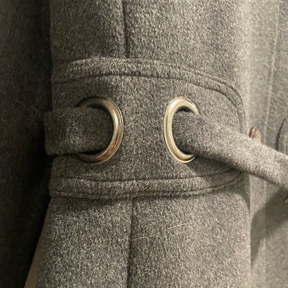Via Spiga Charcoal Wool Coat - Picture 5 of 11